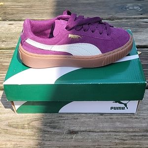 Kids Puma's - plum